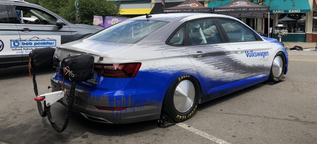 Mit 550 PS zum Geschwindigkeitsrekord: Schneller Ritt über den Salzsee im neuen VW Jetta (2018)