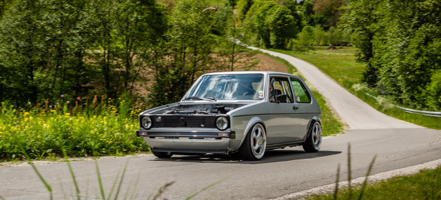 Re-Import:: Wunderschön getunter 1977er VW Golf 1 GTI mit Turbo und Porsche-Details