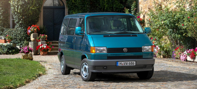 Vom Nutzfahrzeug zum Oldtimer: 30 Jahre VW T4