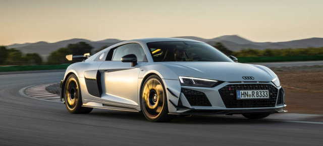 Nur mit Heckantrieb: Audi R8 Coupé V10 GT RWD (2023): Audi R8 verabschiedet sich mit 620 PS