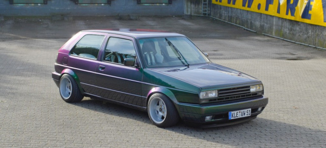 Der German-Styler: VW Golf 2 16V Weber Tuning: Golf 16V Weber im typischen German-Style