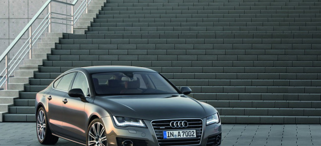 Audi A7 Weltpremiere: Die ersten Bilder und Infos: Ab Herbst steht der A7 Sportback ab 51.650 Euro beim Händler