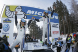 Erster Gesamtsieg für den Polo WRC: Sébastien Ogiers triumphiert in Schweden in der Rallye-Weltmeisterschaft