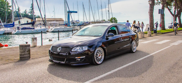 Ultratiefer VW Passat 3C Daily Driver: Englishman in Europe: Felgen- und Fahrwerksfetisch am 2006er Passerati