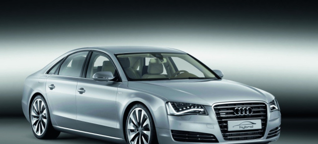 Der Audi A8 hybrid - seriennahe Studie steht in Genf: Erster Vorgeschmack auf einen Hybrid-Audi