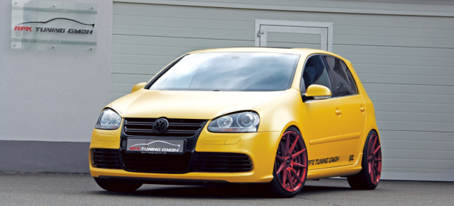 Gold Rush: VW Golf 5 R32-Projektfahrzeug von RFK Tuning 