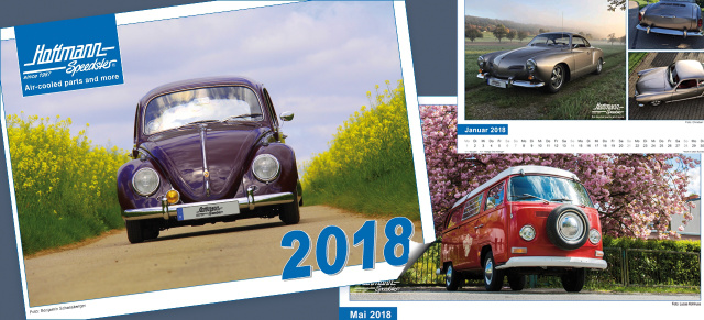 Ab heute im Online-Shop erhältlich: Der neue Hoffmann Speedster-Kalender 2018 Limited Edition