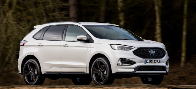 Genfer Autosalon 2018: Ford Edge Facelift mit zahlreichen Neuerungen