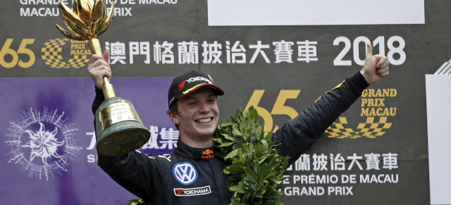 Volkswagen Motorsport beim Macau Grand Prix: F3-Titel zum Abschied und Podium in der WTCR!