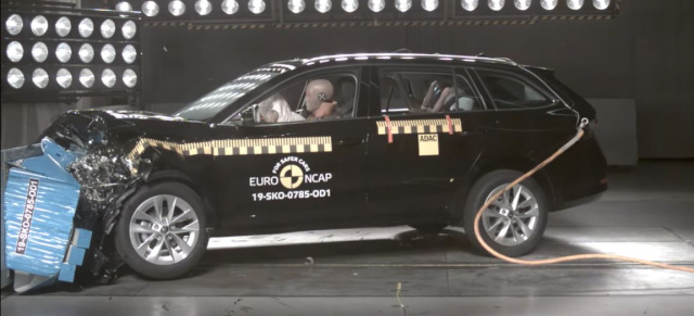 Fünf Sterne im Euro NCAP-Test: Video: Der neue Skoda Octavia im Crashtest