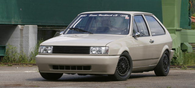 Polo G40: Grau-Zone : Glanzvoller Auftritt auch ohne viel Chrom: 92er Polo 2F G40