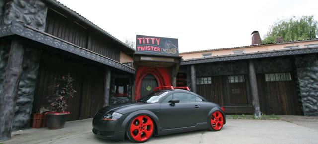 Der Titty Twister  Audi TT-Tuning ohne Grenzen: Kontrastprogramm: Ein Audi TT im GTI-Look