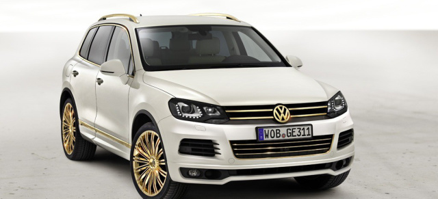VW Touareg als Gold Edition: Exklusives VW Tuning ab Werk oder einfach nur peinlich?