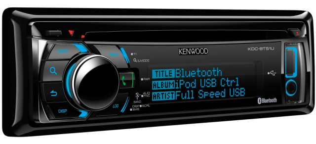 Der neue Kenwood BT51U - CD Autoradio mit Bluetooth Freisprecheinrichtung : CD und Radio sowie Schnittstellen für Bluetooth, iPod und USB  Kenwoods neuer CD-Receiver KDC-BT51U ist ein Highlight für Auto fahrende Mobiltelefonierer und Musikliebhaber.