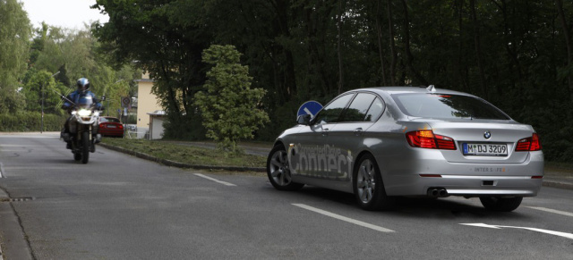 BMW erprobt derzeit einen Linksabbiegeassistenten: Weiter BMW-Fahrassistent wird kommen 