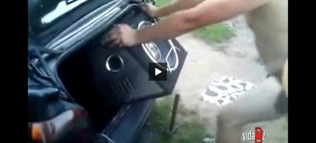 VIDEO: Wie krieg ich den Subwoofer in den Kofferraum?: Was nicht passt wird passend gemacht!