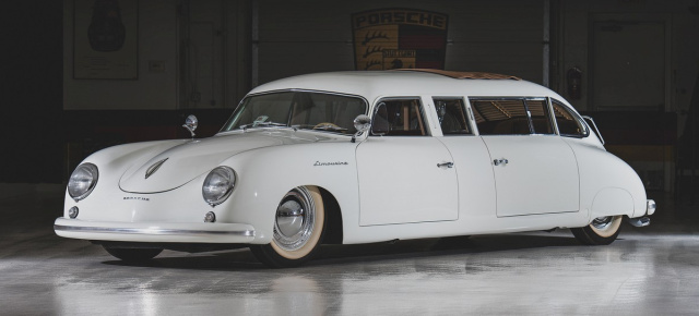 Mehr geht nicht! Maßgeschneidertes Unikat: Custom Limousine vom 1953 Porsche 356