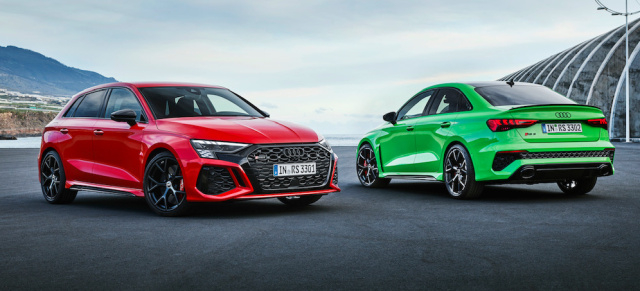 400 PS und dicken Backen sind nicht alles: Der neue 2022er Audi RS3 - Im Doppelpack noch schneller!