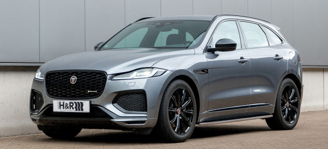 Political Correctness mit Fahrspaß: H&R Tieferlegungsfedern für Jaguar F-Pace 400e