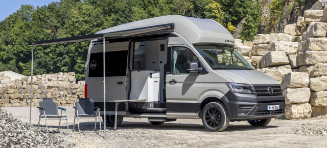 Exklusives Sondermodell mit Offroad-Optik: Volkswagen stellt den neuen Grand California Dune vor