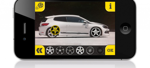 Die Dotz Tuning App ist da: Dotz auf deinem Smart-Phone  Auto fotografieren, am Handy tunen und Bilder weiter schicken