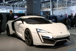 Qatar Motor Show 2013: Erster Supersportwagen aus dem Nahen Osten: 750 PS und 394 km/h Topspeed: W Motors stellt seinen Lykan Hypersport vor