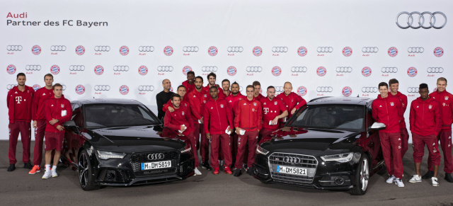 Audi stellt RS-Modelle bereit: Das sind die Dienstwagen des FC Bayern München