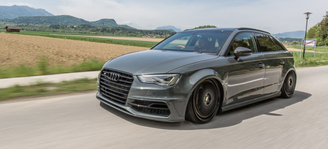 Sexy Audi S3 Sportback mit KW, HLS und BBS: Bad to "Debono"