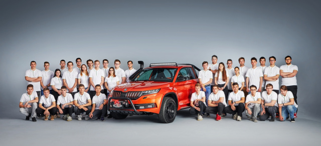 Skoda Mountiaq wird in der Autostadt gezeigt: Azubi-Pick-up SKODA MOUNTIAQ kommt nach Wolfsburg