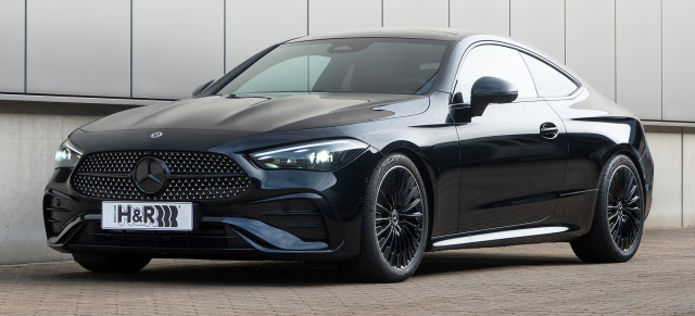 Casual schick: Das Mercedes-Benz CLE Coupé mit H&R Sportfedern