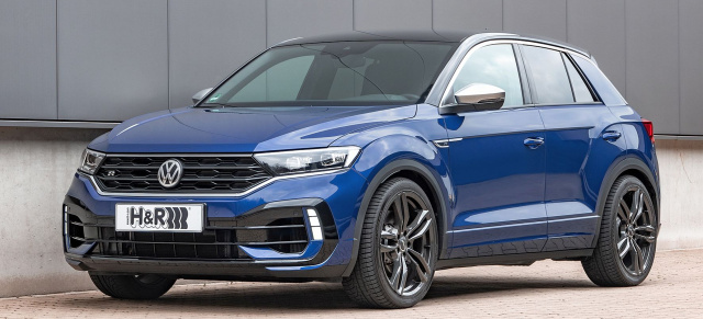 High Tec für Low Size: Sportliche H&R Fahrwerkskomponenten für den VW T-Roc R (ab Baujahr 2019)