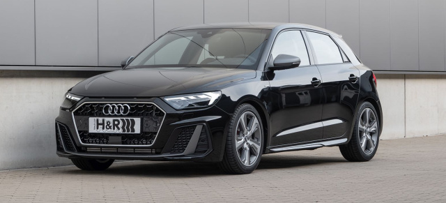 Sportkurs für die Kleinen: Komplettes H&R Fahrwerkssetup für den Audi A1 Sportback (Typ GB)