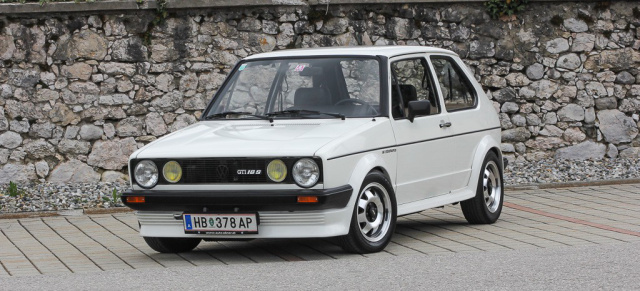 Der Klassiker unter den Klassikern: 1983er Golf 1 GTI 16S Oettinger: Golf 1 GTI mit einem der ersten 16V-Motoren 