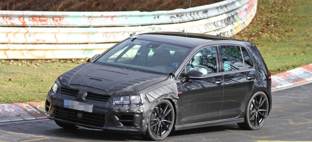 Erwischt: Der neue Golf 7 R wird am Ring getestet: Erlkönigbilder des neuen Top-Golf in der Grünen Hölle