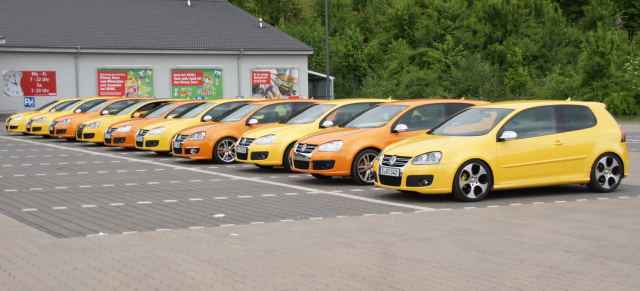 Limitierte Sondermodelle versammelten sich : VW Golf V Speed Treffen 24.05.2015 Flinsberg