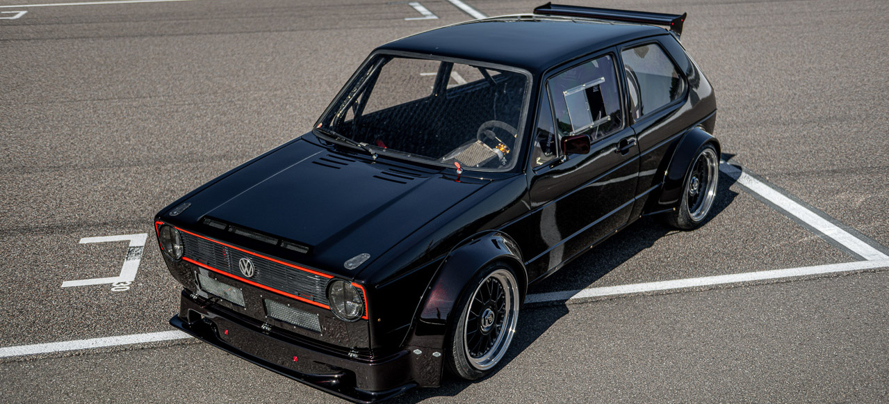 Noch Fragen?: Steinharter VW Golf 1 Bergrenner mit Straßenzulassung und Oettinger-Punch