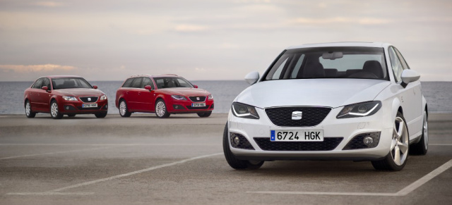 Neu ab Modelljahr 2013: SEAT Exeo Ecomotive mit Start-Stopp-System: 