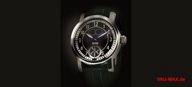 Mechanische Käfer-Uhr: Armbanduhr KÄFER 38/06 von SCALFARO: Feine, limitierte Uhrenedition mit originalem Material vom Urkäfer im Gehäuse