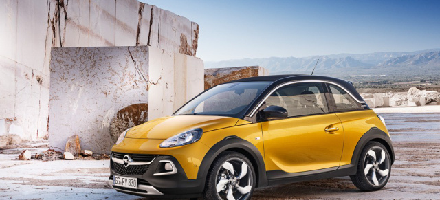 Neu: Opel ADAM ROCKS: Kerniger SUV-Look für den kleinen Adam