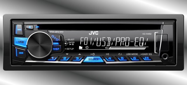 Preiswerte Spielpartner für Android-Smartphones: Neue JVC USB/CD-Receiver mit Android Audio Modus AOA 2.0