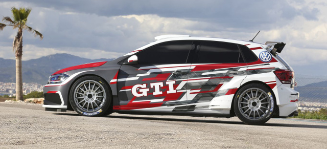 Oktoberrevolution: Wettbewerbspremiere in Spanien: Volkswagen Polo GTI R5 debütiert auf Schotter und Asphalt 