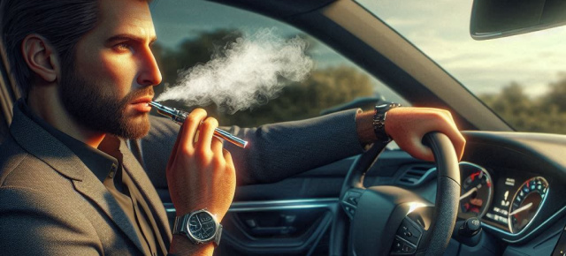 Dicke Luft: Was müssen Autofahrer über E-Zigaretten wissen?