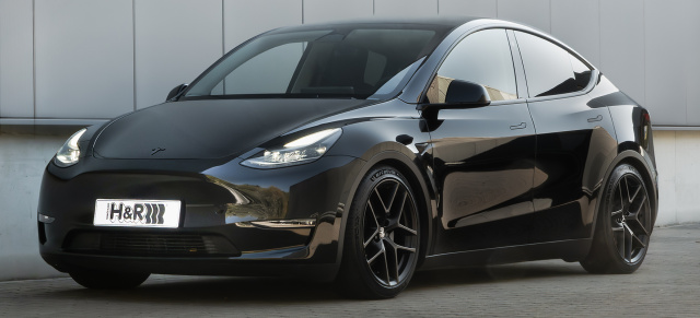 Eektro-Power neu definiert: Tesla Model Y mit H&R Gewindefedern (ab 2020 & Juniper-Modelle)
