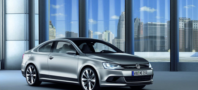 NCC: New Compact Coupe - VW Jetta Coupé?: Volkswagen Weltpremiere in Detroit: New Compact Coupe 