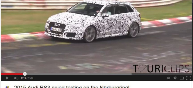 So klingt der neue Audi RS3  Video: Der 5-Zylinder-Turbo bleibt vorerst im Top-A3