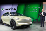 Blick in die Zukunft - Skoda auf der Auto Shanghai und im DRIVE Volkswagen Group Forum Berlin: Skoda-Studie „Vision E“ zeigt, wohin die Reise geht