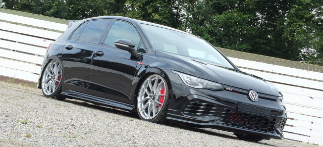 Überlebt jede Polizeikontrolle: Nachgeschärfter VW Golf 8 GTI Clubsport mit stufenlosem Tiefeneffekt