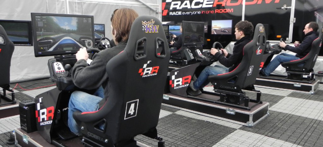 Motorsport für alle: RaceRoom Road Show 2010: Tolle Rennsimulatoren europaweit auf Tour