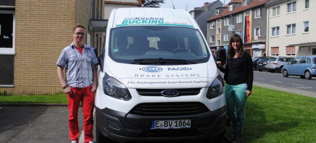 Hella Pagid unterstützt Essener Kirchengemeinde: 5000,- Euro Spende für Transportfahrzeug