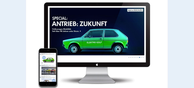 Herzlichen Glückwunsch!: Volkswagen Classic für Kampagne zur Elektromobilität ausgezeichnet 